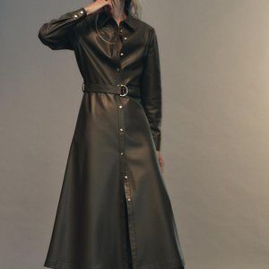 Zara Olive Midi Dress